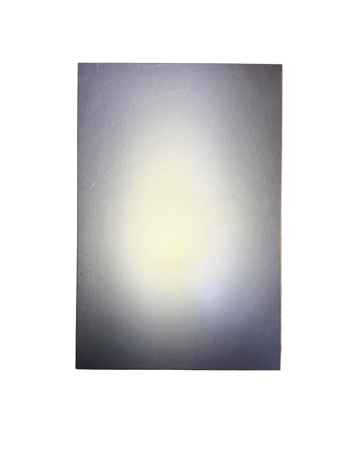8x12 Inch Pre-Cut Cold Rolled Sheet Metal – 18 Gauge Single Sheet on white background