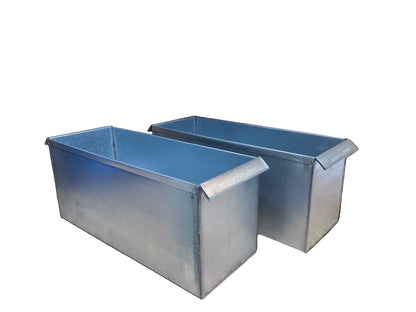 2 pack of FBI Gel Mold 16L x 6W x 7H Boxes showing left side and ends