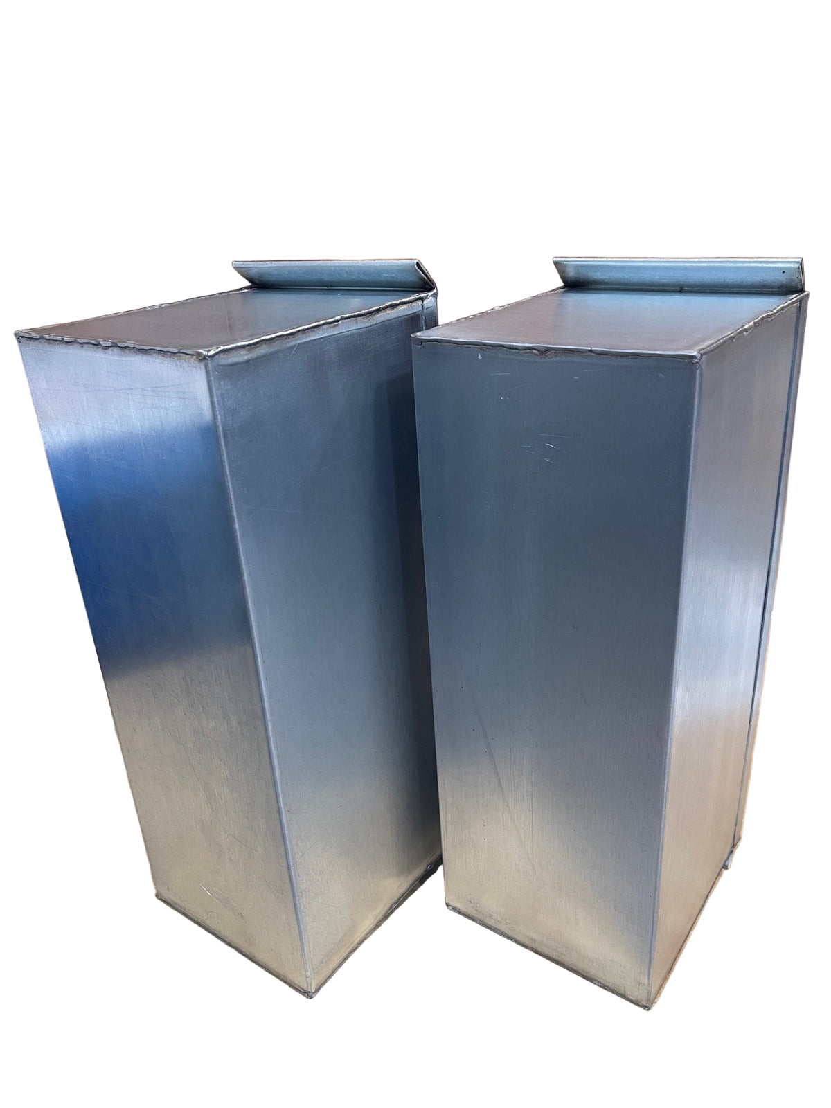 2 pack FBI Gel Mold 16L x 6W x 7H Boxes standing showing bottom spun to right